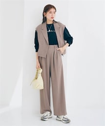 nissen | ジャケットベストセットアップ（ベスト＋パンツ）<大きいサイズ有>(スーツセット)