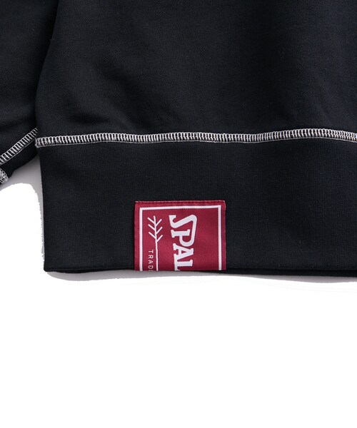 ADAM ET ROPE'（アダムエロペ）の「《別注》【SPALDING/スポルディング】LOGO SWEATSHIRT / UNISEX（スウェット・レディース・ブラック/ライトグレー/ワイン・L/M）」の12枚目の写真