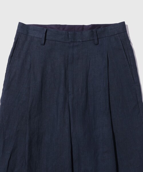 ADAM ET ROPE'(アダムエロペ)の「【URU/ウル】1 TUCK PANTS(その他パンツ・メンズ・ライトグレー/ネイビー・1/2)」の6枚目の写真