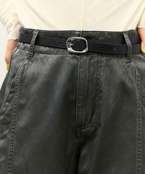 ADAM ET ROPE'（アダムエロペ）の「【PFT】ロングレザーベルト（ベルト・レディース・ゴールド/シルバー/シルバー系・F）」の6枚目の写真