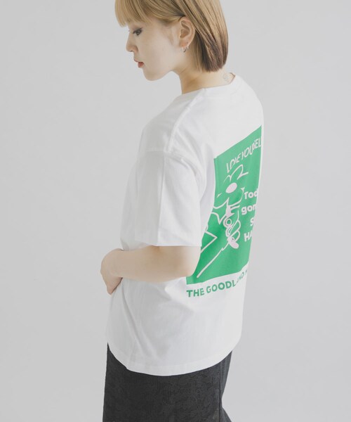 THE GOODLAND MARKET（ザグッドランドマーケット）の「ザ グッドランド マーケット　THE GOODLAND TEE-flower（Tシャツ/カットソー・メンズ・WHITE/BLUE/GREEN/PINK・S/M/L）」の19枚目の写真