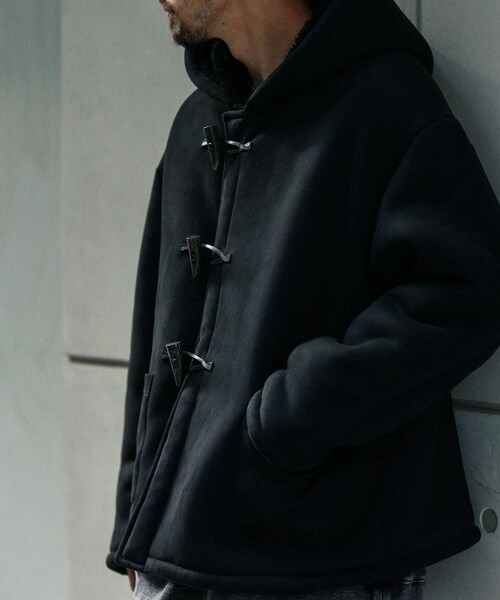 URBAN RESEARCH Sonny Label（アーバンリサーチサニーレーベル）の「『別注』CHEVRE×Sonny Label　MilitaryBranketダッフル（ダッフルコート・メンズ・1013 Black/1015 Brown・40/42）」の3枚目の写真