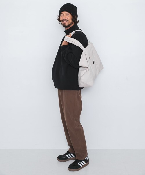 URBAN RESEARCH Sonny Label（アーバンリサーチサニーレーベル）の「OOPS　リサイクルマイクロフリースハーフジップ（その他トップス・メンズ・BLACK/CAMEL/GRAY・M/L/XL）」の8枚目の写真