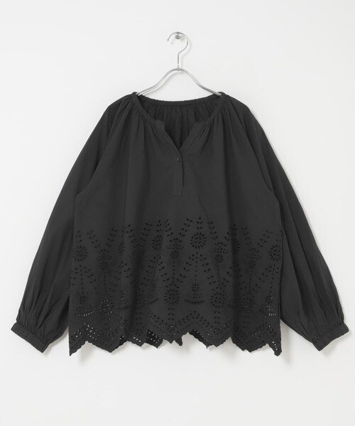 THE GOODLAND MARKET（ザグッドランドマーケット）の「FANAKA　チュニックブラウス（シャツ/ブラウス・レディース・WHITE/BLACK/BLUE・Free）」の16枚目の写真