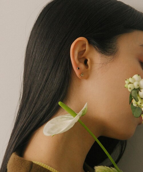 URBAN RESEARCH（アーバンリサーチ）の「ff by decor urban research　ストーンピアス（ピアス（両耳用）・レディース・グリーンオニキス/オニキス/オパール/ブルーロンドン/ルビー・-）」の18枚目の写真