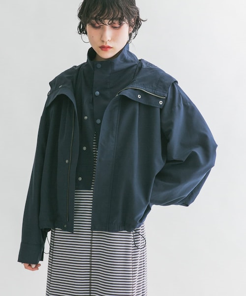 KBF（ケイビーエフ）の「ベストSETマウンテンパーカー（マウンテンパーカー・レディース・NAVY/IVORY/MOSS GRAY・one）」の3枚目の写真