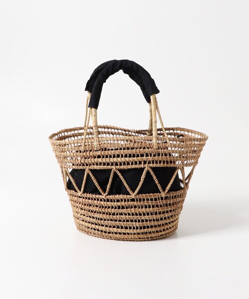 URBAN RESEARCH Sonny Label（アーバンリサーチサニーレーベル）の「TARANGO　カゴバッグ（かごバッグ・レディース・BLACK/OFF・one）」の7枚目の写真