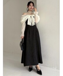 dazzlin | 【追加生産分】ビッグリボンドレス(ドレス)