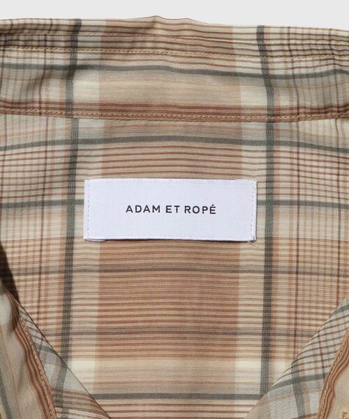 ADAM ET ROPE'(アダムエロペ)の「シアー パターンド ロングスリーブ プルオーバー シャツ(シャツ/ブラウス・メンズ・ブラック/ベージュ系・L/M)」の14枚目の写真
