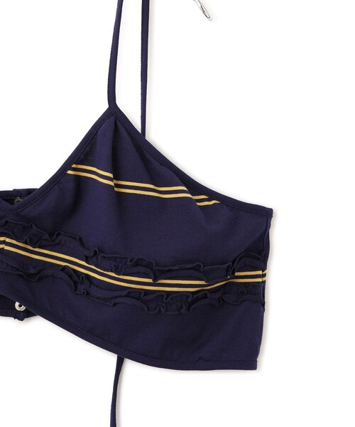 ADAM ET ROPE'(アダムエロペ)の「【crinkle crinkle crinkle】griguri border big bra(キャミソール・レディース・ネイビー系・F)」の13枚目の写真