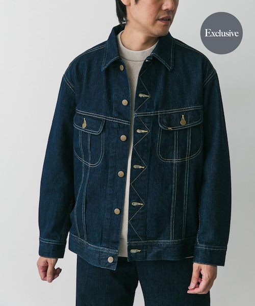 URBAN RESEARCH DOORS（アーバンリサーチドアーズ）の「『別注』Lee101×DOORS　JACKET（デニムジャケット・メンズ・DARK USED/RIGID/ONE WASH/LIGHT USED・38/40/42）」の2枚目の写真