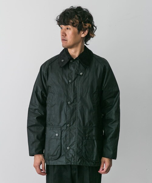 URBAN RESEARCH DOORS(アーバンリサーチドアーズ)の「BEDALE WAX JACKET(テーラードジャケット・メンズ・SAGE/BLACK・36/38/40)」の4枚目の写真