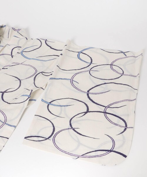 URBAN RESEARCH ROSSO（アーバンリサーチロッソ）の「浴衣 水紋（着物・メンズ・オフホワイト・FREE）」の10枚目の写真