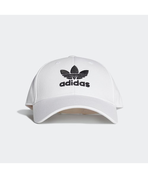 adidas（アディダス）の「トレフォイル ベースボールキャップ（アクセサリー・メンズ・マルーン/ホワイト/ブラック/ホワイト/ベージュ/グリーン/ブルー/グレー/ブラウン/パープル/ピンク・OSFC(51-54cm)/OSFZ(54-57cm)/OSFW(54-57cm)/OSFL(60-63cm)/OSFX(57-60cm)）」の3枚目の写真