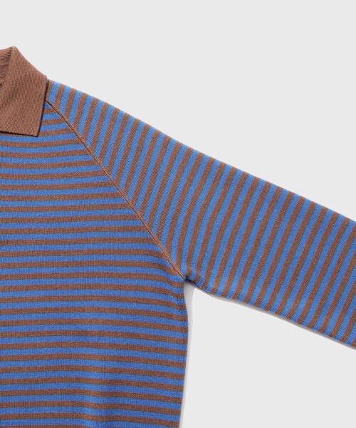 ADAM ET ROPE'（アダムエロペ）の「【GALLIA/ガッリア】GINSBERG（ポロシャツ・メンズ・ダークブラウン系・48/50/52）」の7枚目の写真