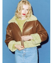 jouetie | カラーボアムートンジャケット(その他アウター)