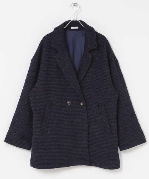 ITEMS URBANRESEARCH（アイテムズ アーバンリサーチ）の「オーバーサイズジャケット（テーラードジャケット・レディース・G.CHECK/NVY/B.CHECK/BRN・Free）」の10枚目の写真