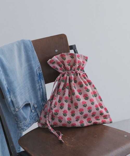 URBAN RESEARCH DOORS（アーバンリサーチドアーズ）の「インドプリントトートバッグ（トートバッグ・レディース・YELLOW/BLUE/PINK/ORANGE・One）」の13枚目の写真
