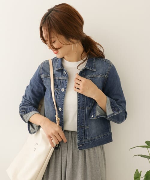URBAN RESEARCH DOORS（アーバンリサーチドアーズ）の「デニムジャケット（デニムジャケット・レディース・INDIGO/ONE WASH・one）」の10枚目の写真