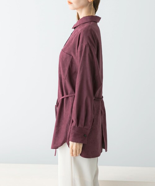 URBAN RESEARCH ROSSO（アーバンリサーチロッソ）の「ピーチタッチデザインシャツ（シャツ/ブラウス・レディース・WHITE/CH/LACQUER・FREE）」の20枚目の写真