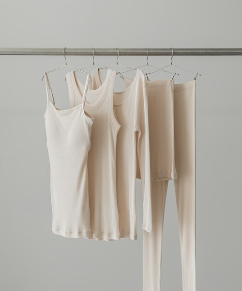 かぐれ（カグレ）の「シルクテレコショートレギンス（レギンス/スパッツ・レディース・IVORY/CHARCOAL・FREE）」の18枚目の写真