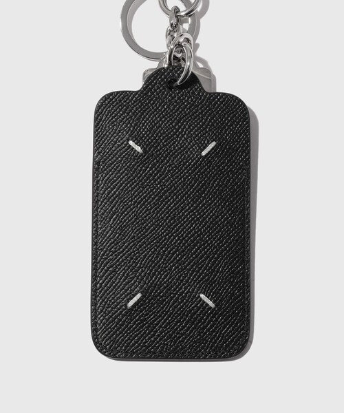 ADAM ET ROPE'(アダムエロペ)の「【Maison Margiela/メゾン マルジェラ】TAG KEYRING AND CARD HOLDER BIG(カードケース・レディース・ブラック・F)」の5枚目の写真