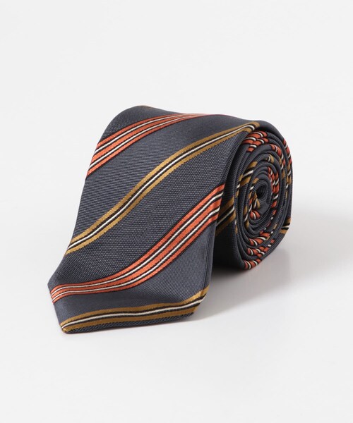 URBAN RESEARCH DOORS（アーバンリサーチドアーズ）の「LIFE STYLE TAILOR　25AW BBCファブリックタイST2（ネクタイ・メンズ・01NVY-RED/02ORG-BLU/03GRY-ORG・-）」の5枚目の写真