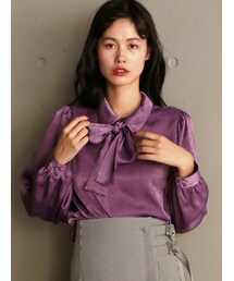 jouetie | フロントリボンTブラウス(シャツ/ブラウス)