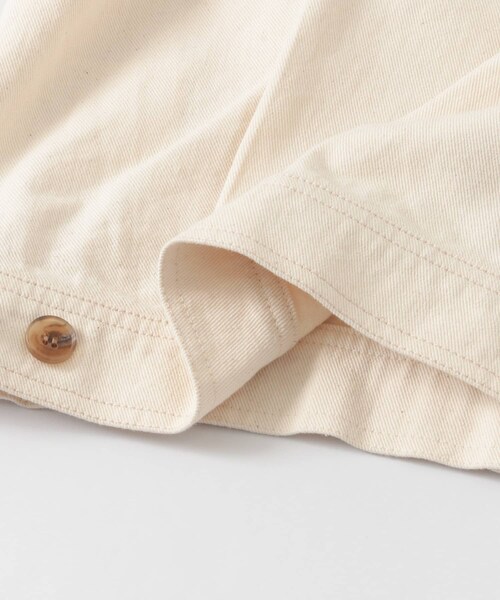 SENSE OF PLACE by URBAN RESEARCH（センスオブプレイスバイアーバンリサーチ）の「ノーカラーショートジャケット（ノーカラージャケット・レディース・BROWN/IVORY・FREE）」の5枚目の写真