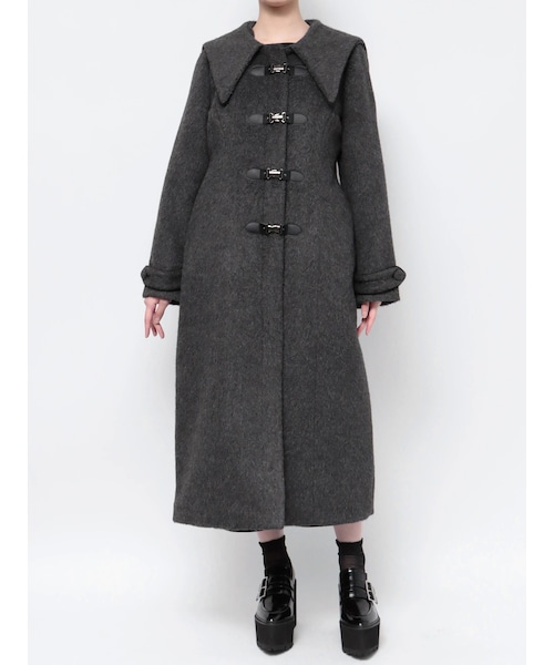 EATME（イートミー）の「セーラーカラーダブルコート（その他アウター・レディース・アイボリー/グレー/ブラック・S/M）」の11枚目の写真