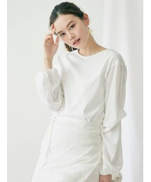 dazzlin | ボリュームスリーブプルオーバー(Tシャツ/カットソー)