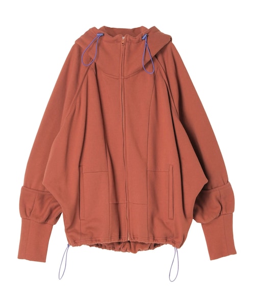 UN3D.（アンスリード）の「CURVE LINE ZIP PARKA【セットアップ着用  