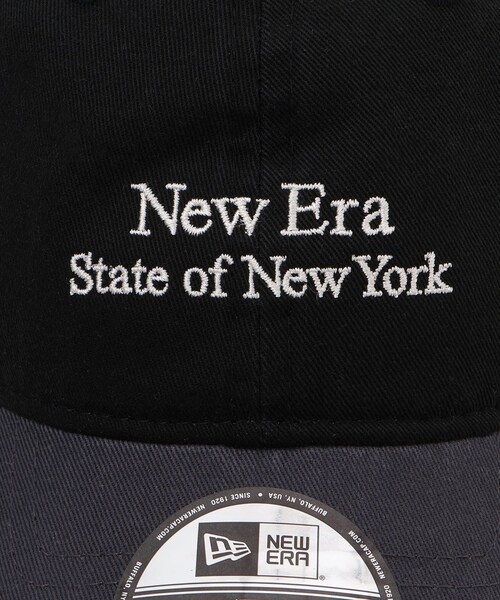 ROPE' PICNIC（ロペピクニック）の「【NEW ERA(R)/ニューエラ別注】STATE OF NY CAP/リンクコーデ（キャップ・レディース・ブラック/ベージュ系/ブルー系・F）」の16枚目の写真