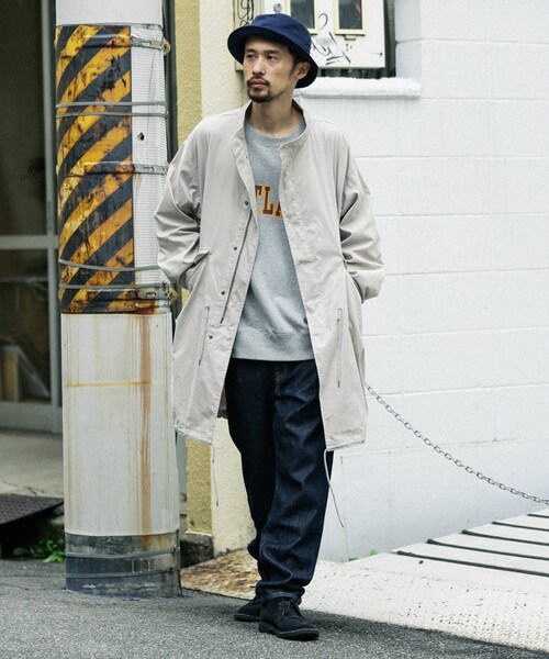 URBAN RESEARCH Sonny Label（アーバンリサーチサニーレーベル）の「『別注』ARMY TWILL×Sonny Label　Fish Tail Coat（モッズコート・メンズ・L.GRAY/KHAKI・M/L/XL）」の8枚目の写真