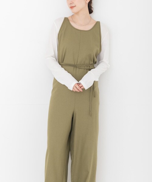 URBAN RESEARCH(アーバンリサーチ)の「BASERANGE OTAY JUMPSUIT(つなぎ/オールインワン・レディース・LUA GREEN・S)」の4枚目の写真
