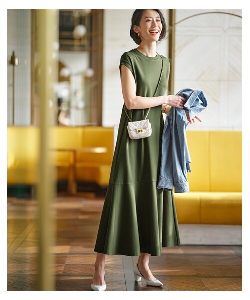 nissen（ニッセン）の「カットソーワンピース【OtonaSMILE