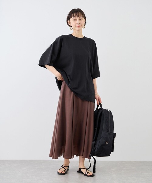 ROPE' PICNIC（ロペピクニック）の「【一部店舗限定】【Hanes × DODO JEAN】ビッグTシャツby THE DODO JEAN（Tシャツ/カットソー・レディース・ブラック/チャコール/ホワイト・F）」の7枚目の写真