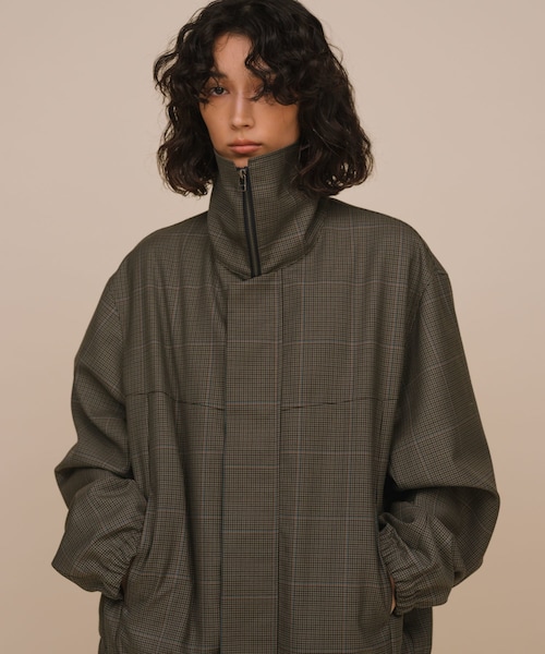 【NIKKE】ハイカラー オーバーサイズ ボクシー ブルゾン / ユニセックス