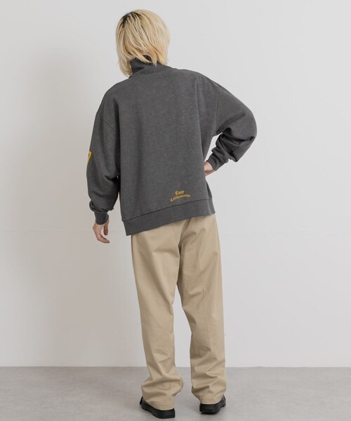 THE GOODLAND MARKET（ザグッドランドマーケット）の「TONY　LA turtle neck fleece SWEAT（スウェット・メンズ・BLK/GRY・M/L）」の19枚目の写真