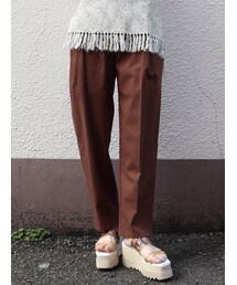 MURUA | テーパードカラーパンツ(スラックス)