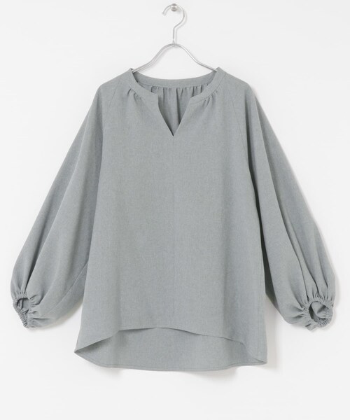 URBAN RESEARCH ROSSO（アーバンリサーチロッソ）の「F by ROSSO　イージーケアバルーンスリーブブラウス（シャツ/ブラウス・レディース・SAND BEIGE/GRAY/NAVY・FREE）」の12枚目の写真