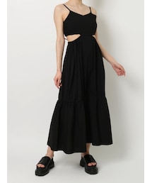 EVRIS | オープンウエストロングキャミワンピース(ワンピース)