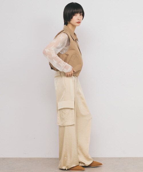 KBF（ケイビーエフ）の「コンパクトバルーンベスト（ベスト・レディース・BLACK/CAMEL・one）」の20枚目の写真