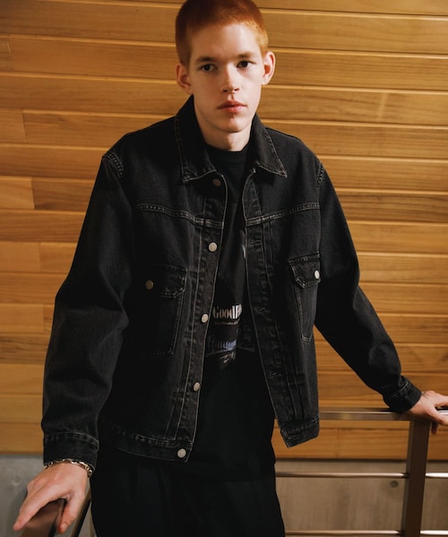 URBAN RESEARCH(アーバンリサーチ)の「13.5oz DENIM TYPE 2nd JACKET(デニムジャケット・メンズ・INDIGO/LT INDIGO/BLACK・S/M/L)」の1枚目の写真