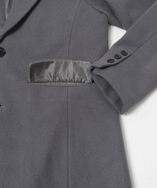 ITEMS URBANRESEARCH(アイテムズ アーバンリサーチ)の「ウールブレンドチェスターコート(チェスターコート・メンズ・GRY/NVY/BLK・M/L)」の20枚目の写真
