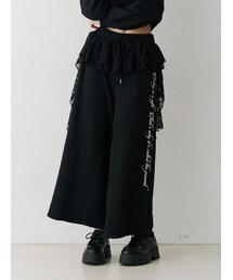 jouetie | レースドッキングスウェットパンツ【セットアップ対応】(スウェットパンツ)