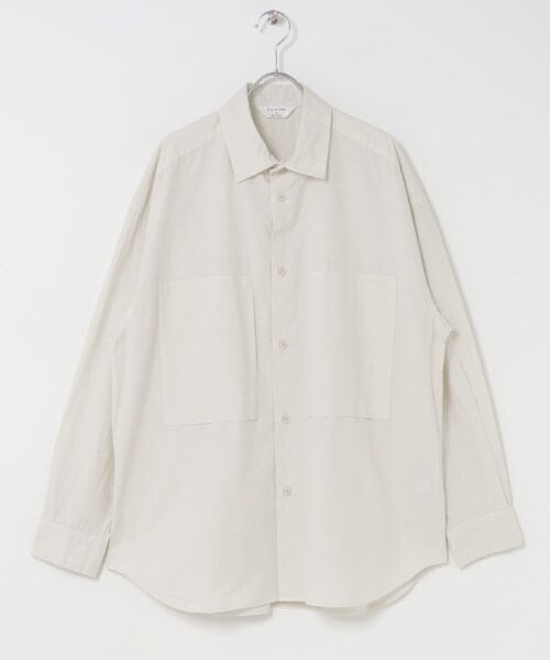 URBAN RESEARCH DOORS（アーバンリサーチドアーズ）の「STILL BY HAND　Garment-dye over shirts（シャツ/ブラウス・メンズ・ECRU/ORANGE/BLUE GREY/INK BLACK・46/48）」の5枚目の写真