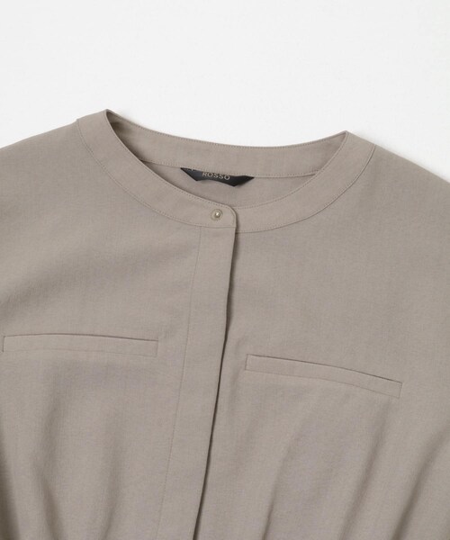 URBAN RESEARCH ROSSO（アーバンリサーチロッソ）の「『UR TECH DRYLUXE』ポケットデザインワンピース（ワンピース・レディース・MOCHA/NAVY/YELLOW/CHARCOAL・Free）」の20枚目の写真