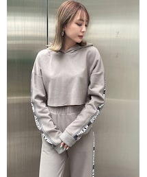 GYDA | 【セットアップ】GYDAラインスリーブショートパーカー(パーカー)