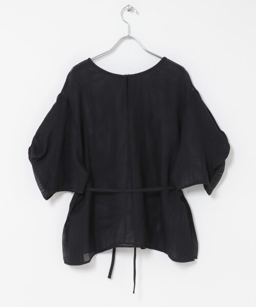 URBAN RESEARCH ROSSO（アーバンリサーチロッソ）の「CHIGNON　シアーチェックボリュームスリーブプルオーバー（シャツ/ブラウス・レディース・IVORY/BLACK/BLUE・Free）」の9枚目の写真